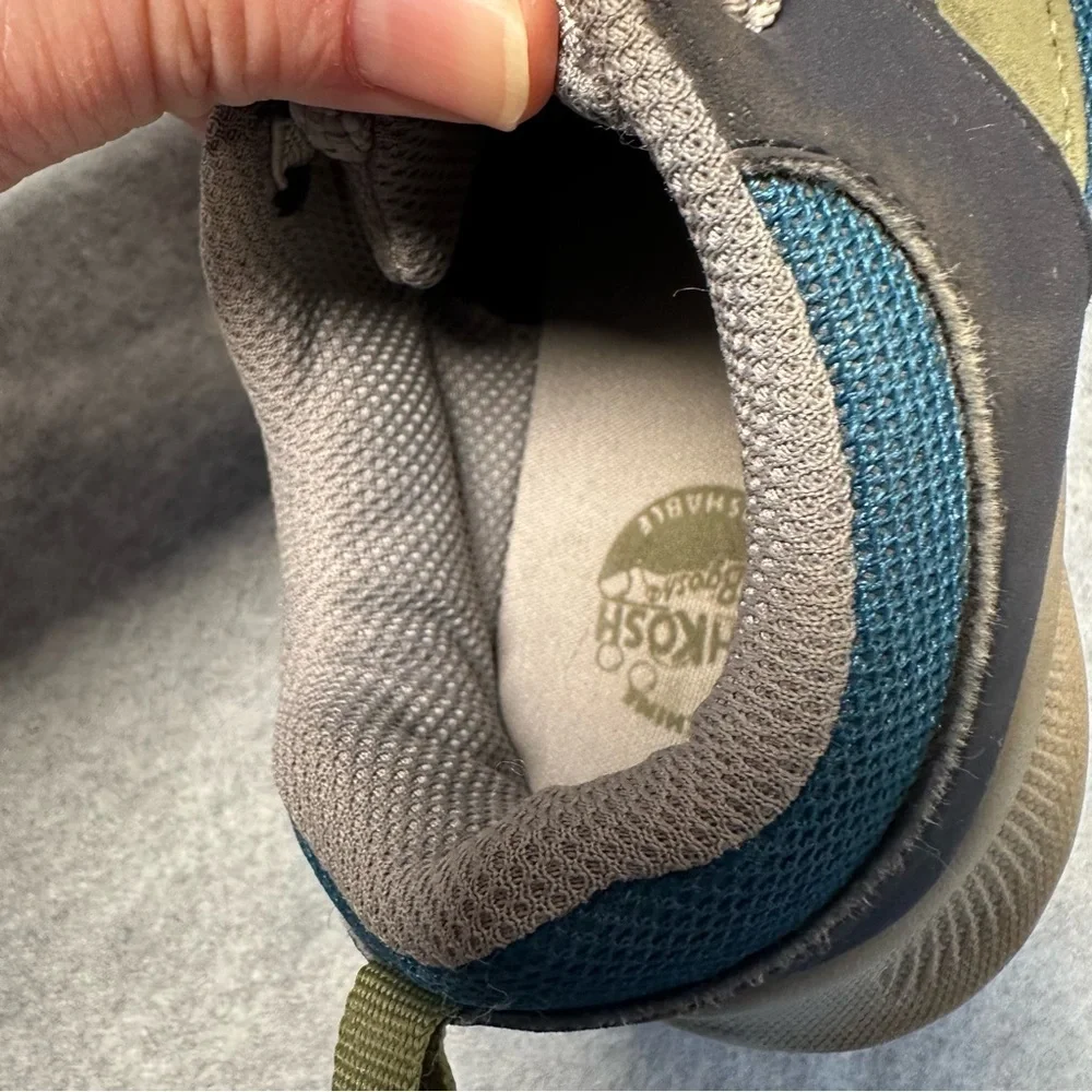 OshKosh B'gosh Fable Kids Sneakers Blue Green Colorblock Size 12M